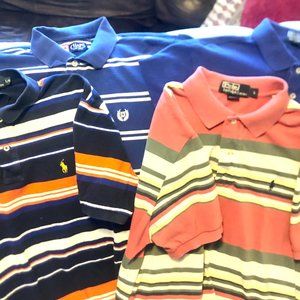 LOT of 4 Polo Ralph Lauren Shirts - Men's Short Sleeved Size L